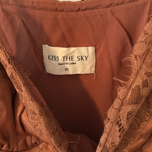 Urban outfitters Kiss the Sky brown slip dress - Picture 3 of 5